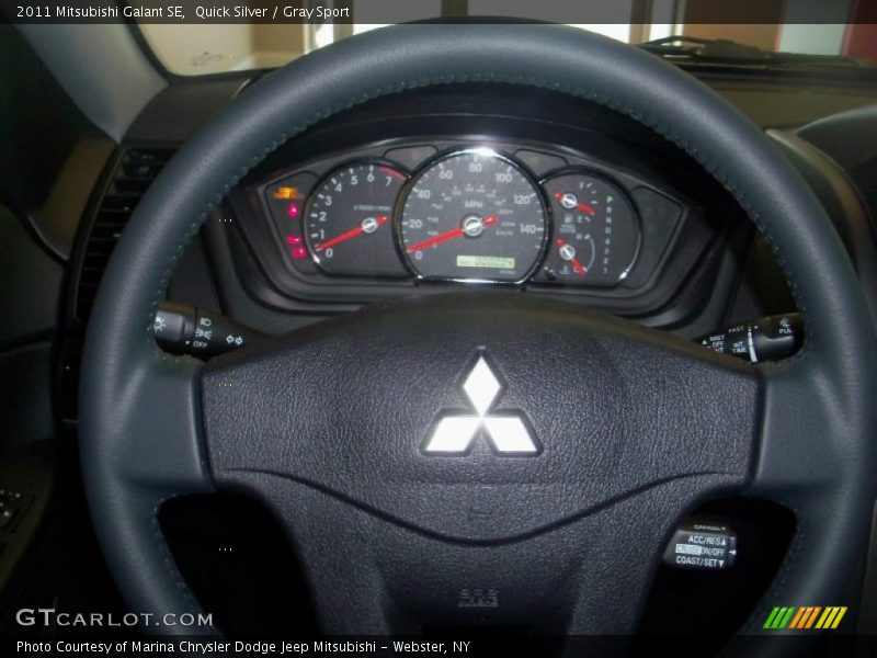 Quick Silver / Gray Sport 2011 Mitsubishi Galant SE