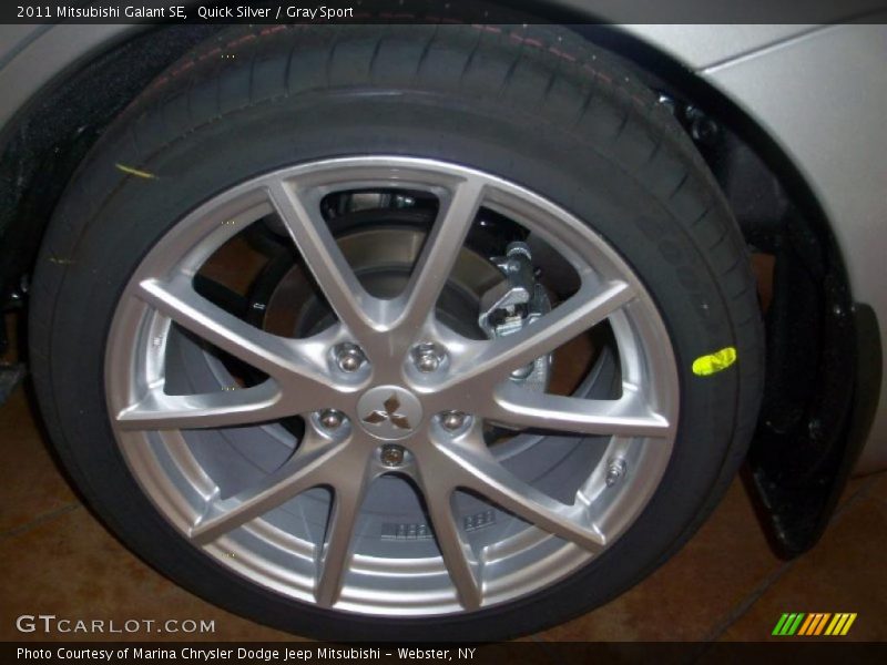 Quick Silver / Gray Sport 2011 Mitsubishi Galant SE