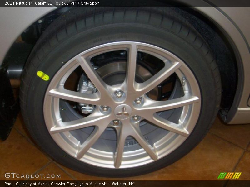 Quick Silver / Gray Sport 2011 Mitsubishi Galant SE