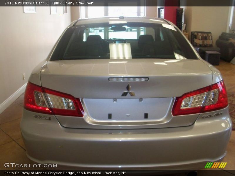 Quick Silver / Gray Sport 2011 Mitsubishi Galant SE