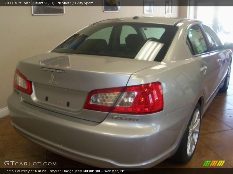 Quick Silver / Gray Sport 2011 Mitsubishi Galant SE