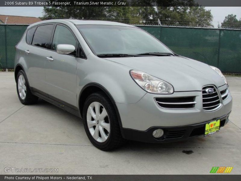 Titanium Silver Metallic / Gray 2006 Subaru B9 Tribeca 5 Passenger