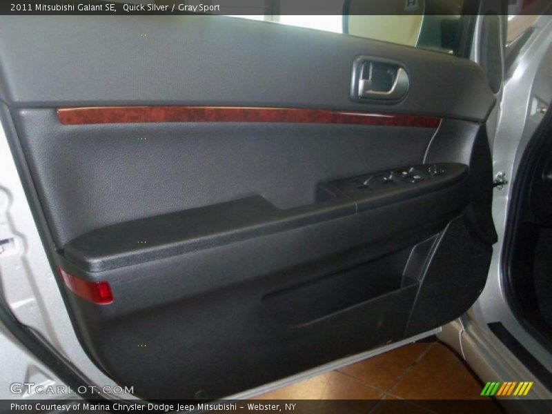 Quick Silver / Gray Sport 2011 Mitsubishi Galant SE