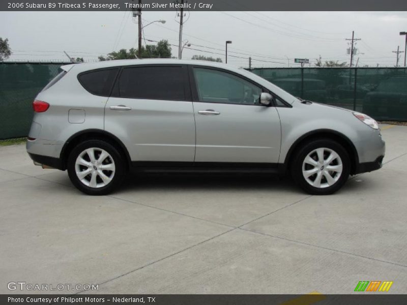 Titanium Silver Metallic / Gray 2006 Subaru B9 Tribeca 5 Passenger