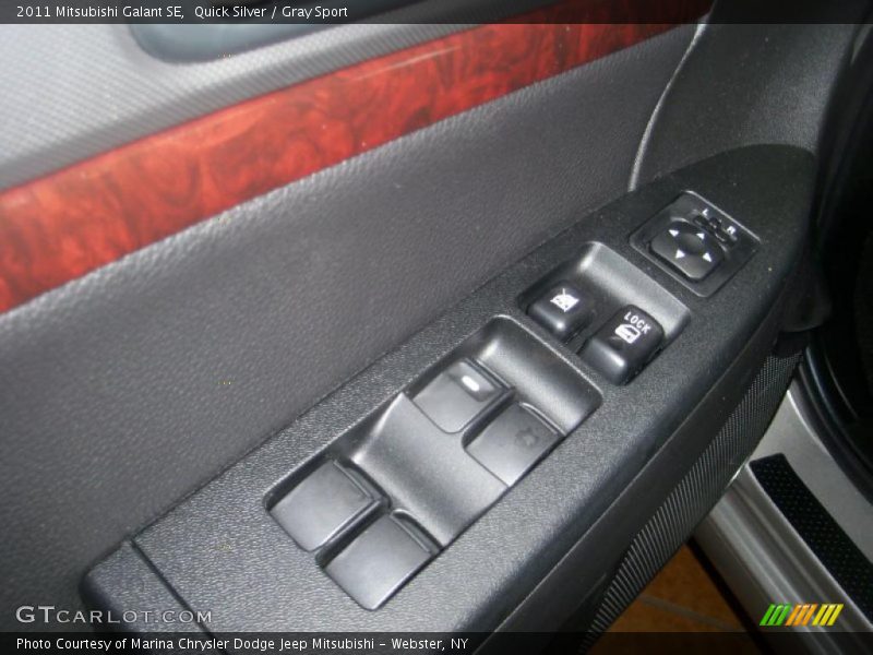 Quick Silver / Gray Sport 2011 Mitsubishi Galant SE