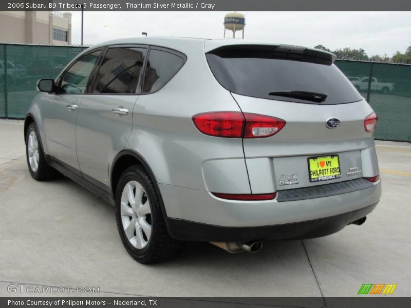 Titanium Silver Metallic / Gray 2006 Subaru B9 Tribeca 5 Passenger