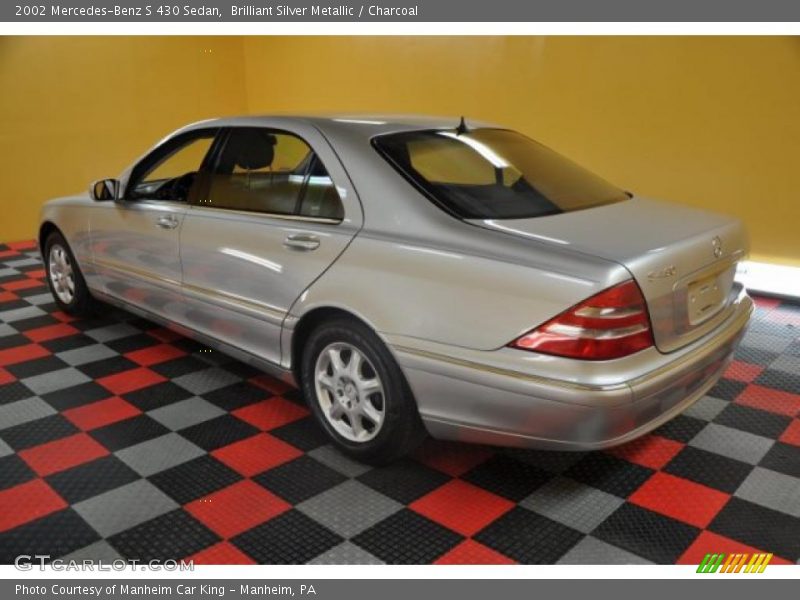 Brilliant Silver Metallic / Charcoal 2002 Mercedes-Benz S 430 Sedan