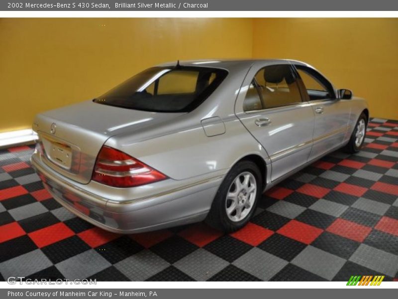 Brilliant Silver Metallic / Charcoal 2002 Mercedes-Benz S 430 Sedan