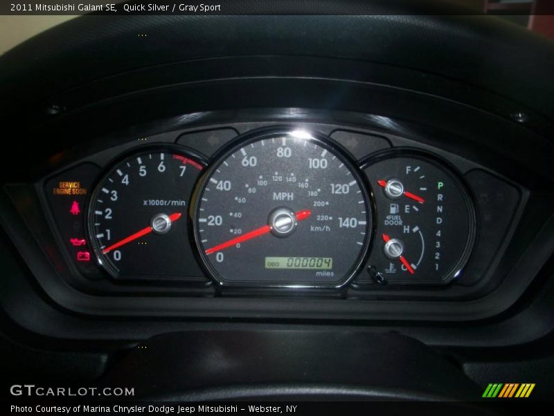 Quick Silver / Gray Sport 2011 Mitsubishi Galant SE