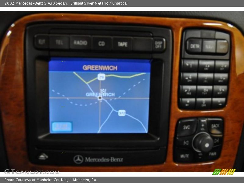 Brilliant Silver Metallic / Charcoal 2002 Mercedes-Benz S 430 Sedan