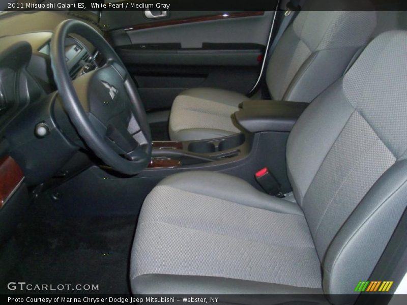 White Pearl / Medium Gray 2011 Mitsubishi Galant ES