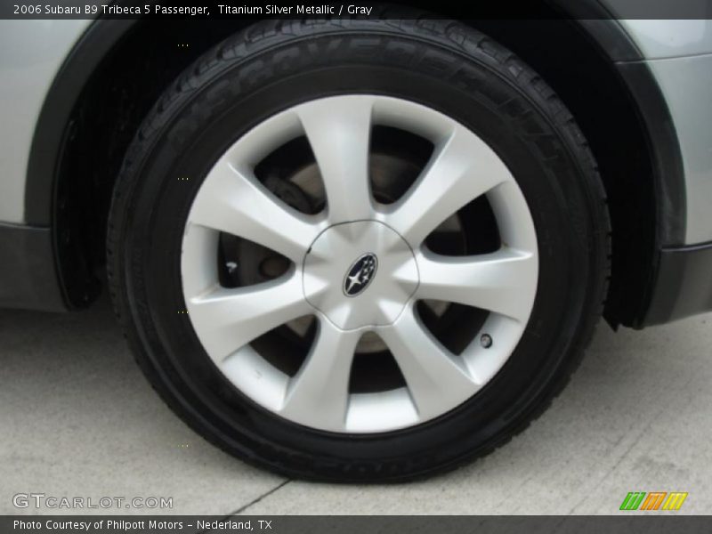 Titanium Silver Metallic / Gray 2006 Subaru B9 Tribeca 5 Passenger