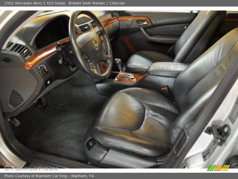 Brilliant Silver Metallic / Charcoal 2002 Mercedes-Benz S 430 Sedan