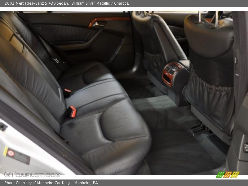 Brilliant Silver Metallic / Charcoal 2002 Mercedes-Benz S 430 Sedan