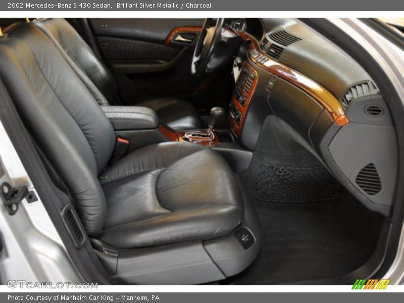 Brilliant Silver Metallic / Charcoal 2002 Mercedes-Benz S 430 Sedan