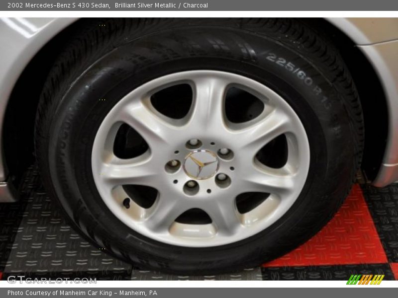Brilliant Silver Metallic / Charcoal 2002 Mercedes-Benz S 430 Sedan