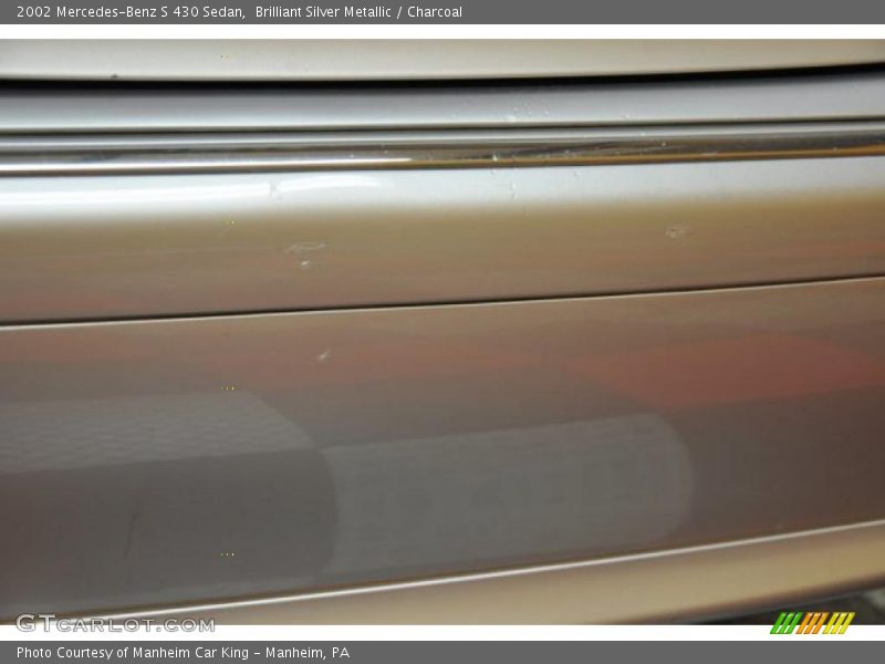 Brilliant Silver Metallic / Charcoal 2002 Mercedes-Benz S 430 Sedan