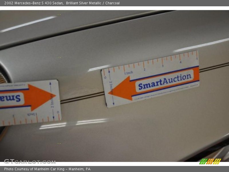 Brilliant Silver Metallic / Charcoal 2002 Mercedes-Benz S 430 Sedan