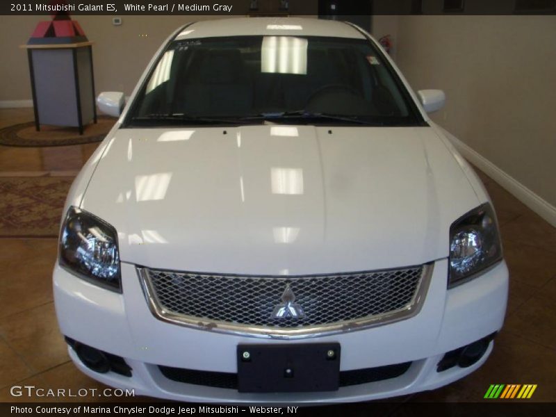 White Pearl / Medium Gray 2011 Mitsubishi Galant ES