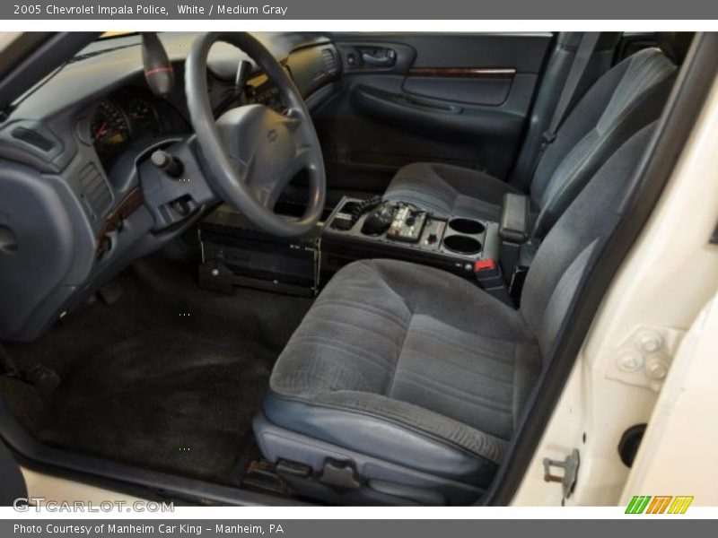 White / Medium Gray 2005 Chevrolet Impala Police