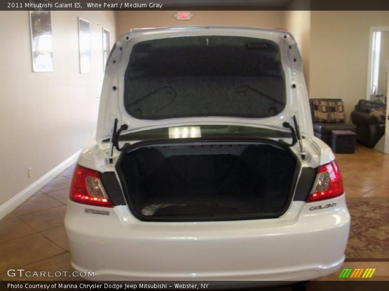 White Pearl / Medium Gray 2011 Mitsubishi Galant ES