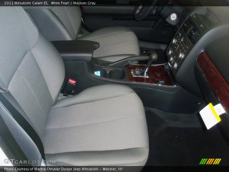 White Pearl / Medium Gray 2011 Mitsubishi Galant ES