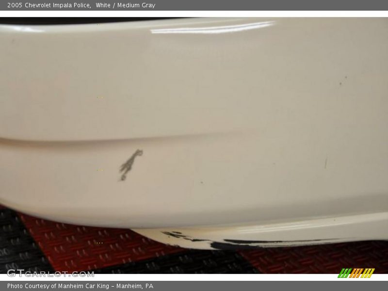 White / Medium Gray 2005 Chevrolet Impala Police