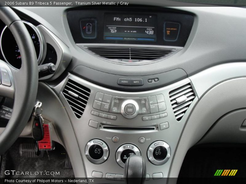 Titanium Silver Metallic / Gray 2006 Subaru B9 Tribeca 5 Passenger