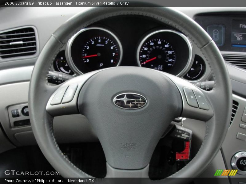 Titanium Silver Metallic / Gray 2006 Subaru B9 Tribeca 5 Passenger