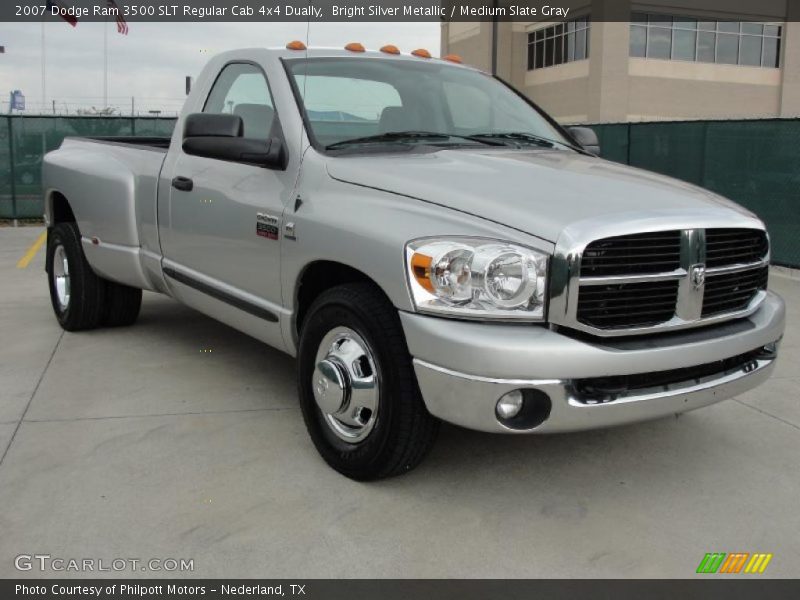  2007 Ram 3500 SLT Regular Cab 4x4 Dually Bright Silver Metallic