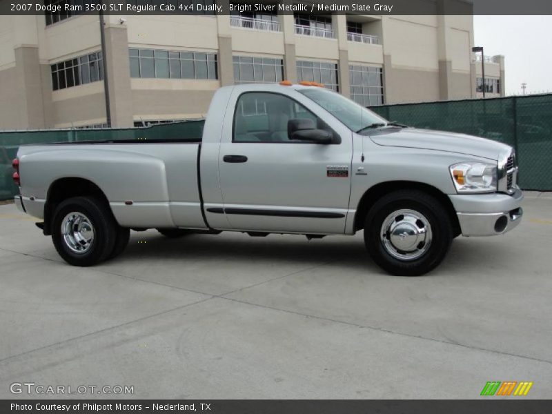  2007 Ram 3500 SLT Regular Cab 4x4 Dually Bright Silver Metallic