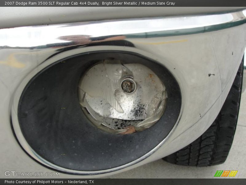 Bright Silver Metallic / Medium Slate Gray 2007 Dodge Ram 3500 SLT Regular Cab 4x4 Dually