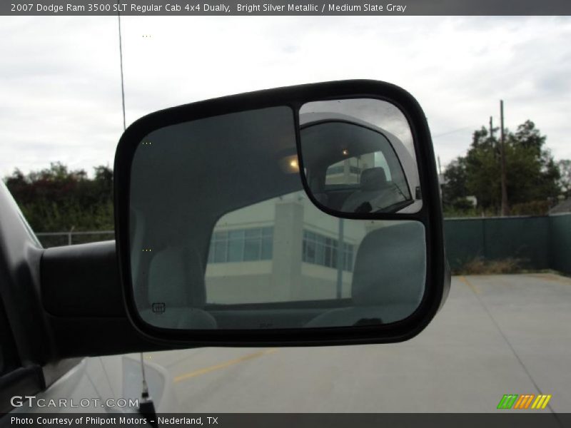 Bright Silver Metallic / Medium Slate Gray 2007 Dodge Ram 3500 SLT Regular Cab 4x4 Dually