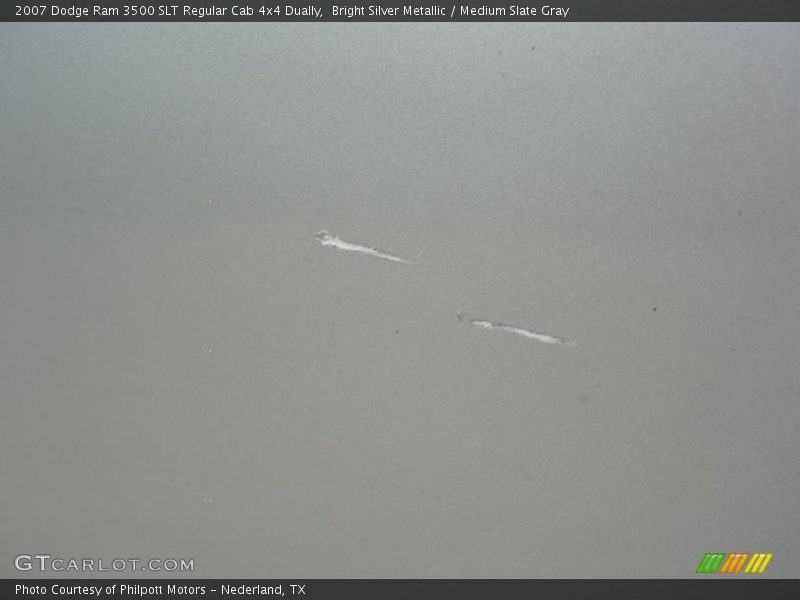 Bright Silver Metallic / Medium Slate Gray 2007 Dodge Ram 3500 SLT Regular Cab 4x4 Dually