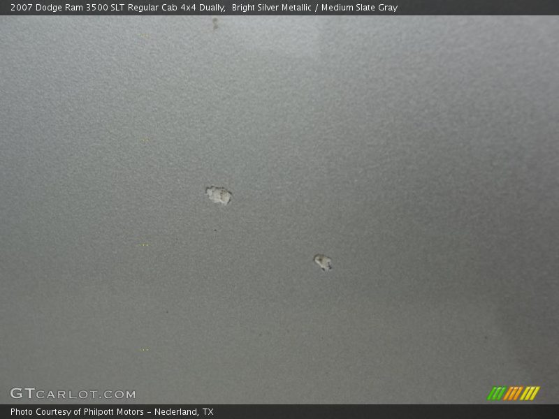 Bright Silver Metallic / Medium Slate Gray 2007 Dodge Ram 3500 SLT Regular Cab 4x4 Dually