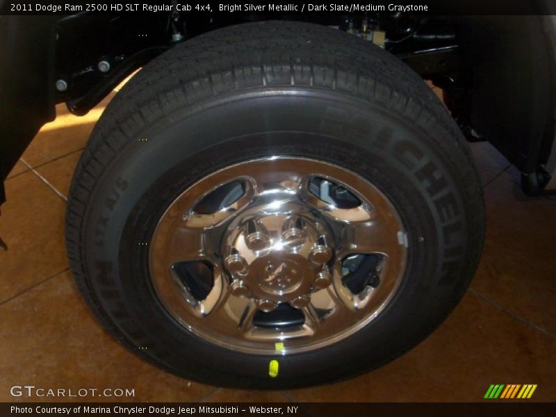 Bright Silver Metallic / Dark Slate/Medium Graystone 2011 Dodge Ram 2500 HD SLT Regular Cab 4x4