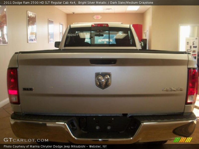 Bright Silver Metallic / Dark Slate/Medium Graystone 2011 Dodge Ram 2500 HD SLT Regular Cab 4x4