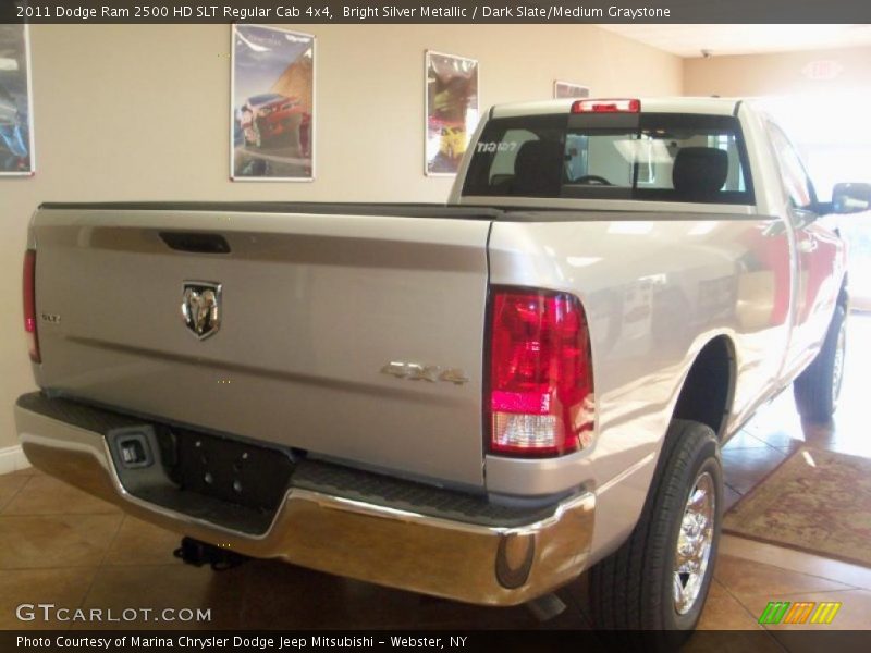 Bright Silver Metallic / Dark Slate/Medium Graystone 2011 Dodge Ram 2500 HD SLT Regular Cab 4x4