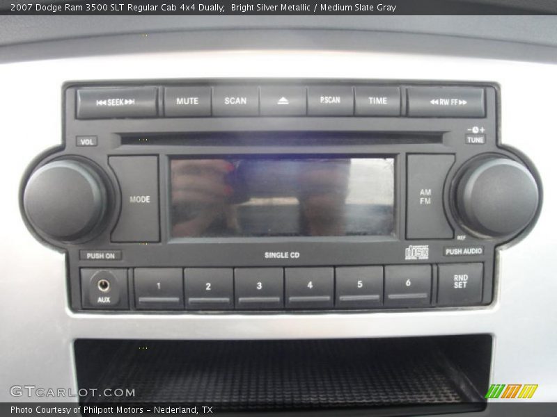 Bright Silver Metallic / Medium Slate Gray 2007 Dodge Ram 3500 SLT Regular Cab 4x4 Dually