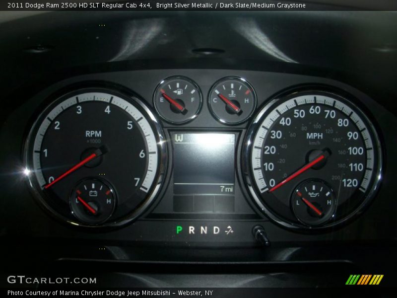 Bright Silver Metallic / Dark Slate/Medium Graystone 2011 Dodge Ram 2500 HD SLT Regular Cab 4x4