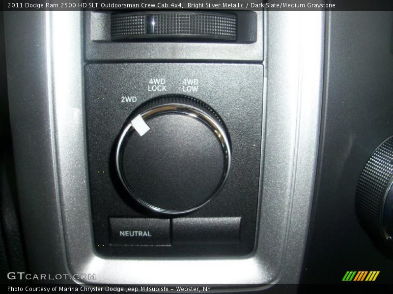 Controls of 2011 Ram 2500 HD SLT Outdoorsman Crew Cab 4x4