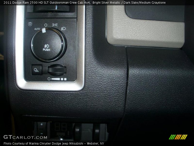Bright Silver Metallic / Dark Slate/Medium Graystone 2011 Dodge Ram 2500 HD SLT Outdoorsman Crew Cab 4x4