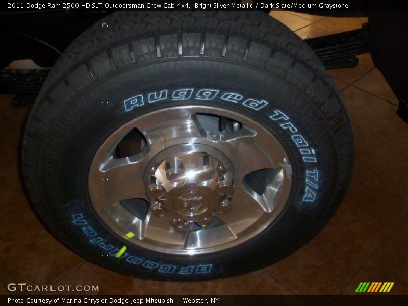 Bright Silver Metallic / Dark Slate/Medium Graystone 2011 Dodge Ram 2500 HD SLT Outdoorsman Crew Cab 4x4