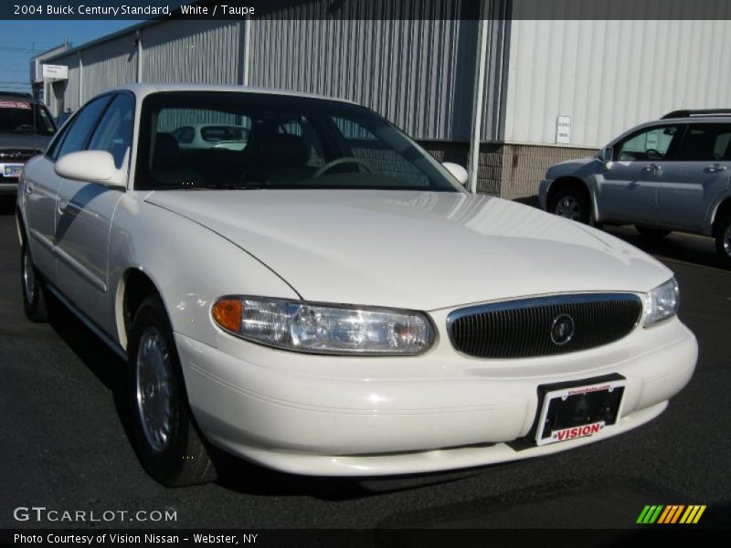 White / Taupe 2004 Buick Century Standard