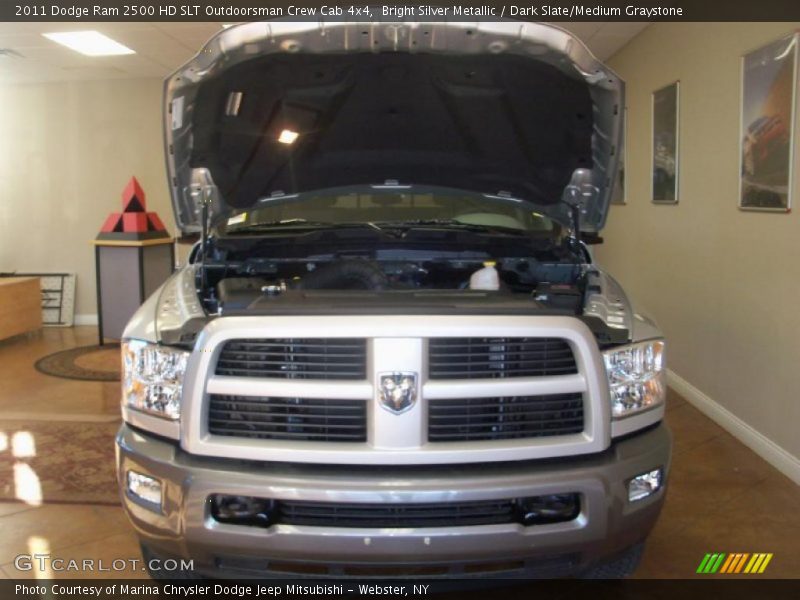 Bright Silver Metallic / Dark Slate/Medium Graystone 2011 Dodge Ram 2500 HD SLT Outdoorsman Crew Cab 4x4