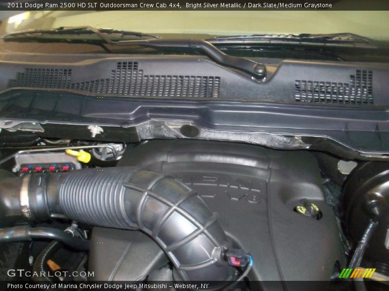 Bright Silver Metallic / Dark Slate/Medium Graystone 2011 Dodge Ram 2500 HD SLT Outdoorsman Crew Cab 4x4