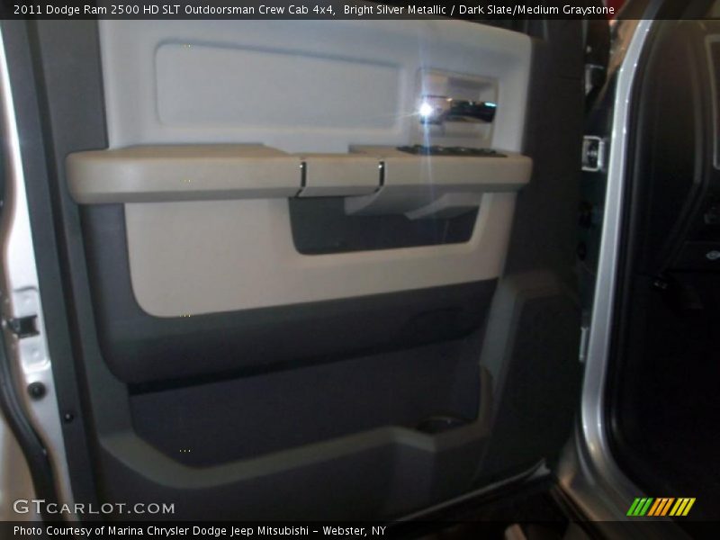 Bright Silver Metallic / Dark Slate/Medium Graystone 2011 Dodge Ram 2500 HD SLT Outdoorsman Crew Cab 4x4