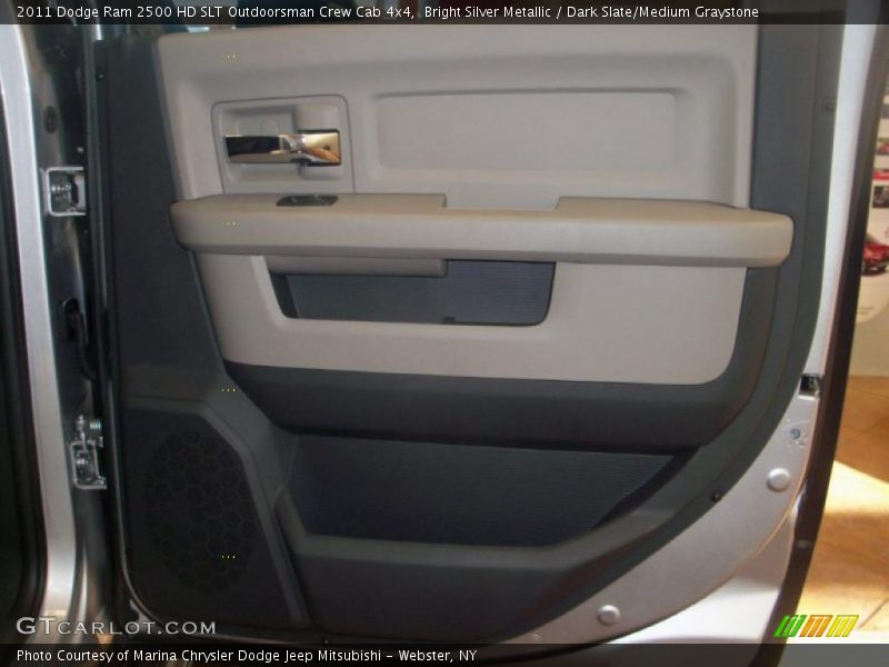 Bright Silver Metallic / Dark Slate/Medium Graystone 2011 Dodge Ram 2500 HD SLT Outdoorsman Crew Cab 4x4
