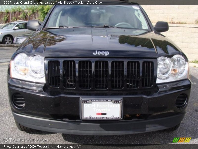 Black / Medium Slate Gray 2007 Jeep Grand Cherokee Laredo 4x4