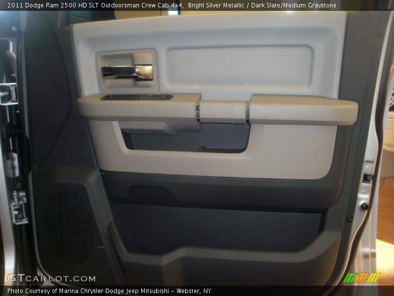Bright Silver Metallic / Dark Slate/Medium Graystone 2011 Dodge Ram 2500 HD SLT Outdoorsman Crew Cab 4x4